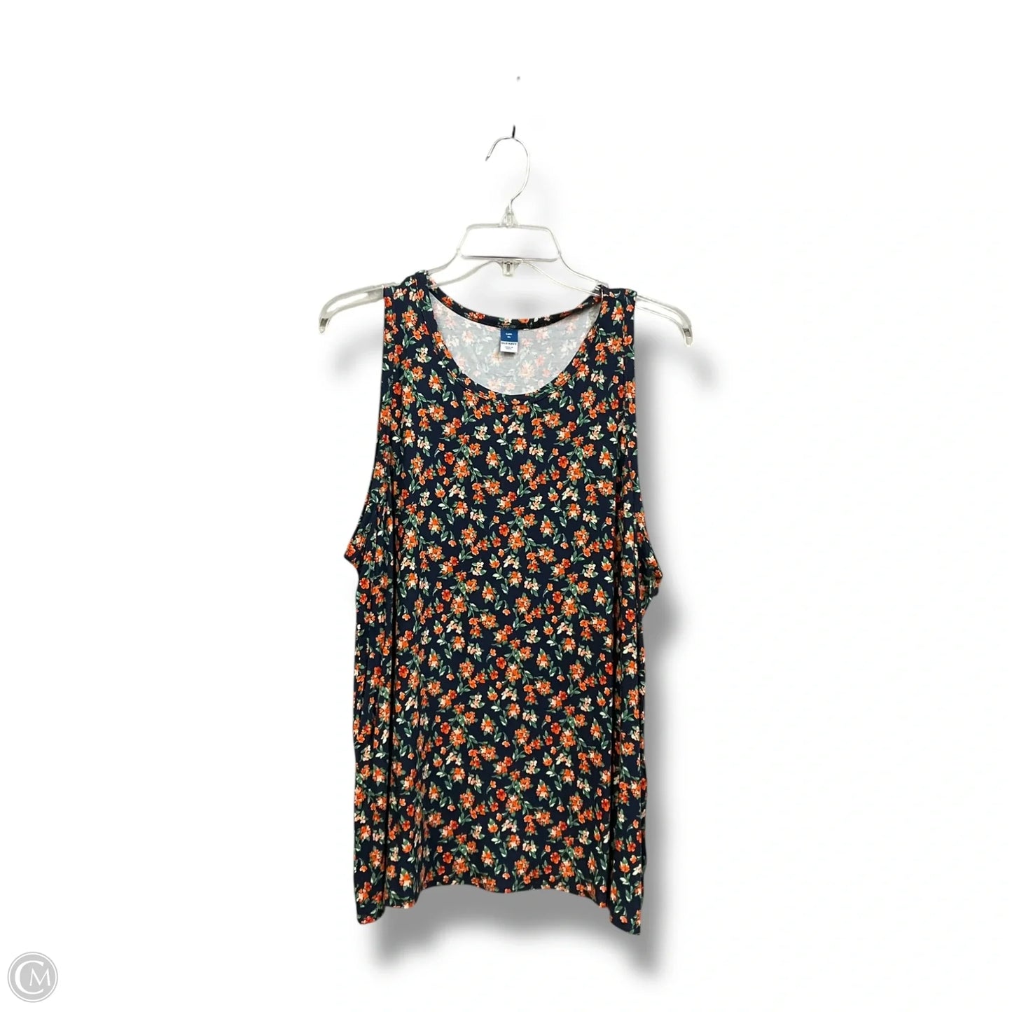 Top Sleeveless By Old Navy In Floral Print, Size: Xl