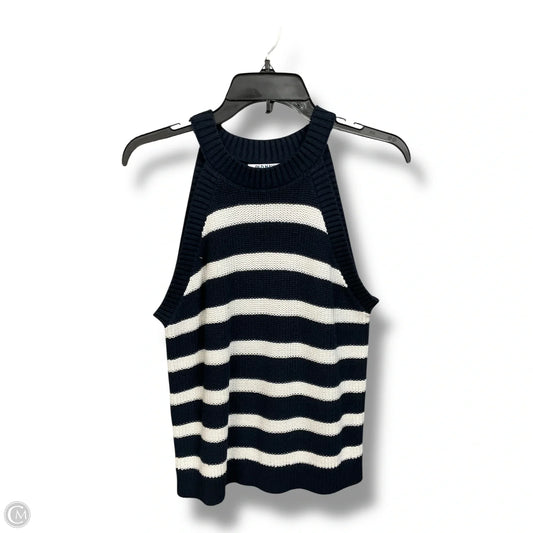 Top Sleeveless By Old Navy In Striped Pattern, Size: L