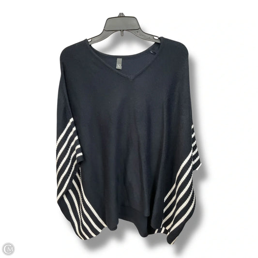 Poncho By Alya In Navy, Size: M