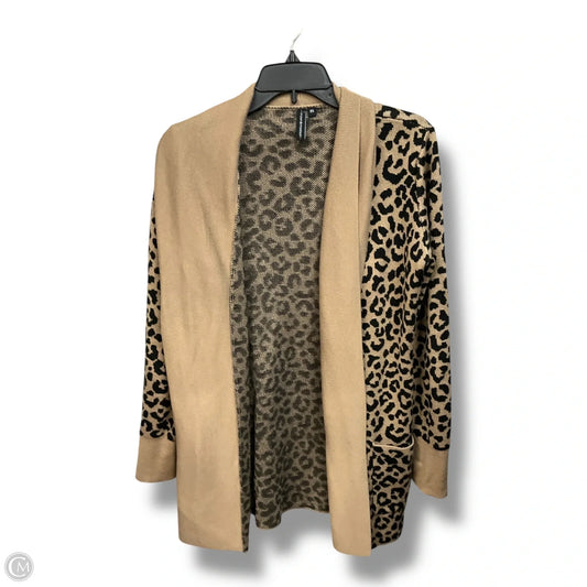 Cardigan By Clothes Mentor In Animal Print, Size: Xs