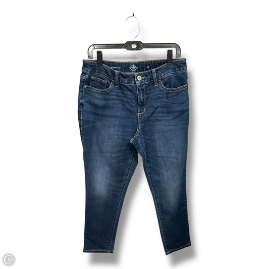 Jeans Skinny By St Johns Bay In Blue Denim, Size: 14p