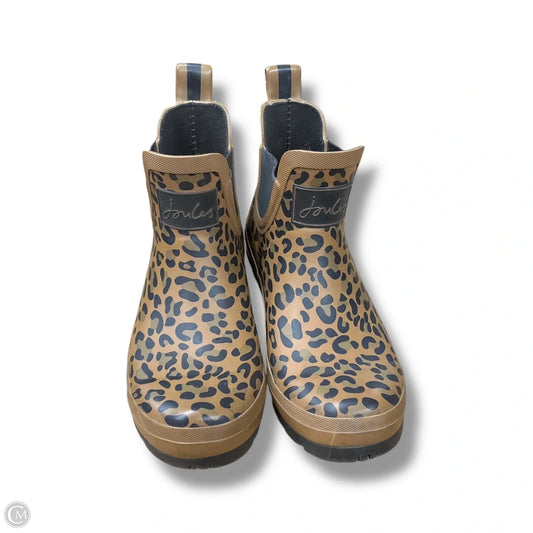 Boots Rain By Joules In Animal Print, Size: 6