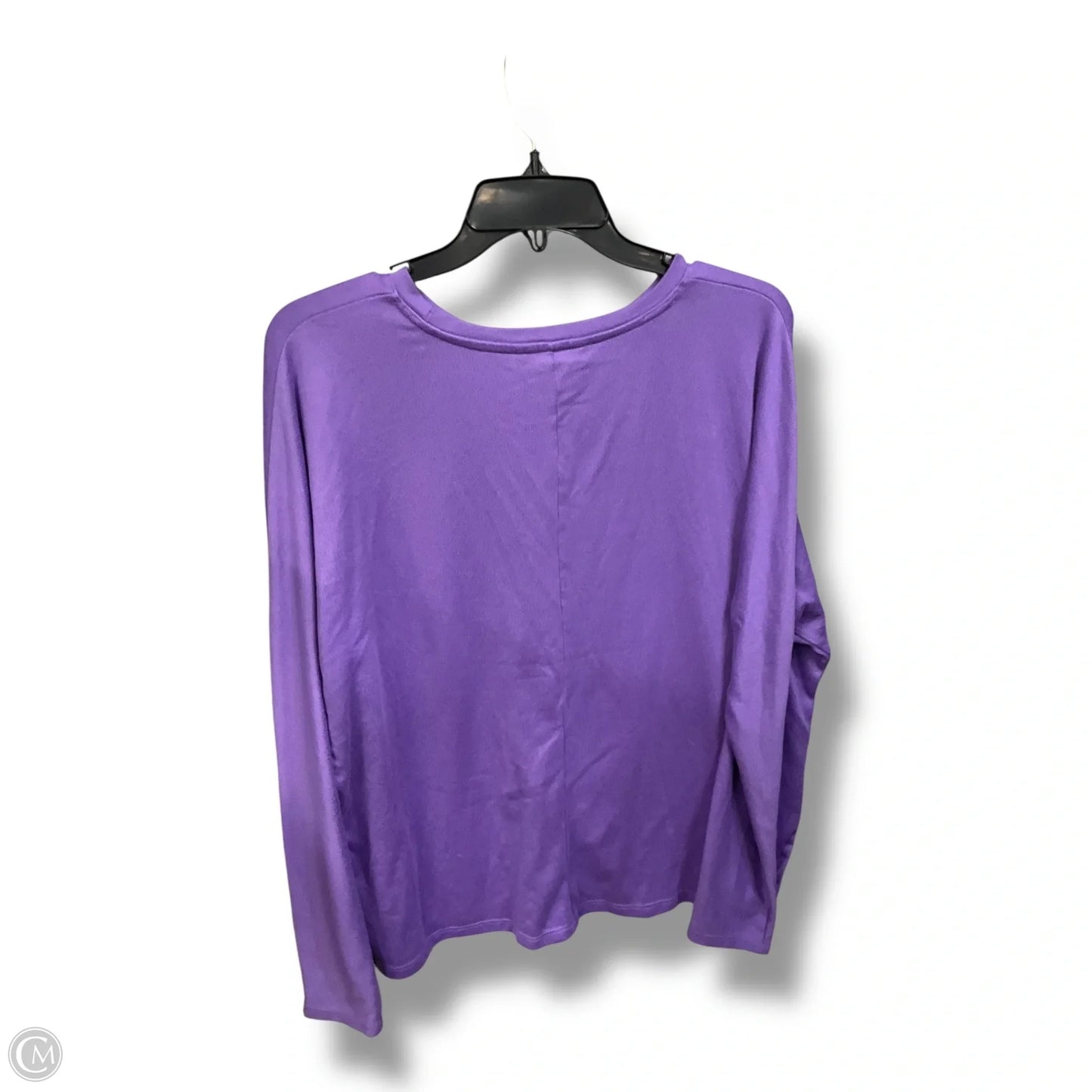 Top Long Sleeve By Time And Tru In Purple, Size: M