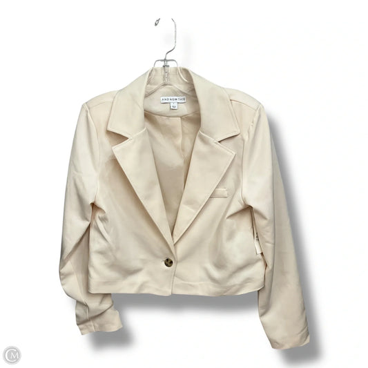 Blazer By And Now This In Cream, Size: L