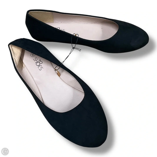 Shoes Flats By Clothes Mentor In Black, Size: 8