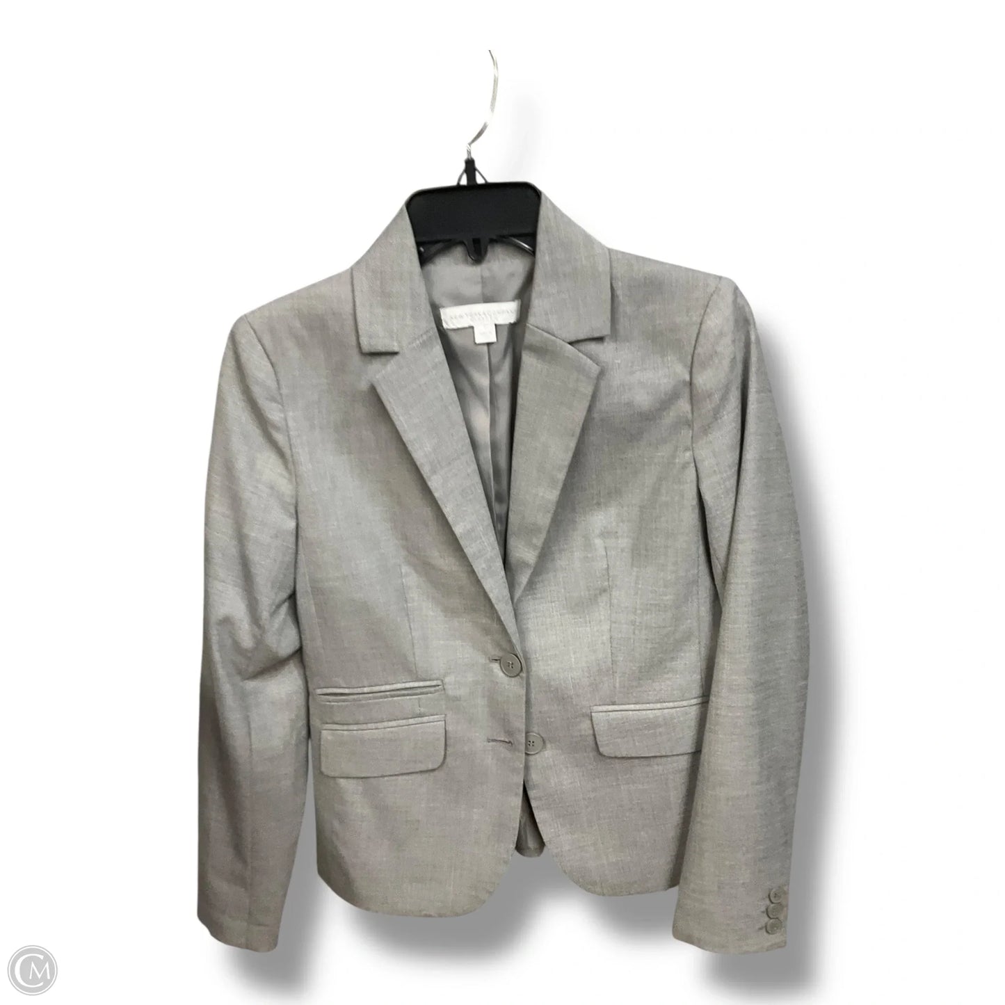 Blazer By New York And Co In Grey, Size: Xs