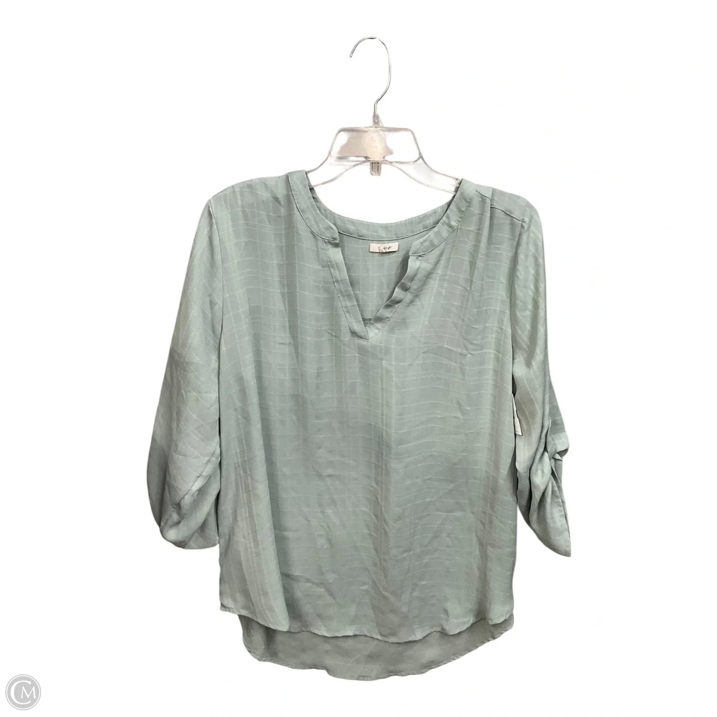 Top 3/4 Sleeve By Maurices In Green, Size: Xl