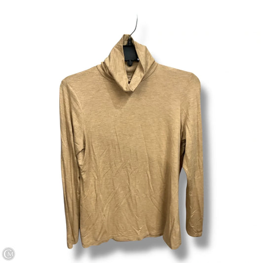 Top Long Sleeve By Tahari In Tan, Size: S