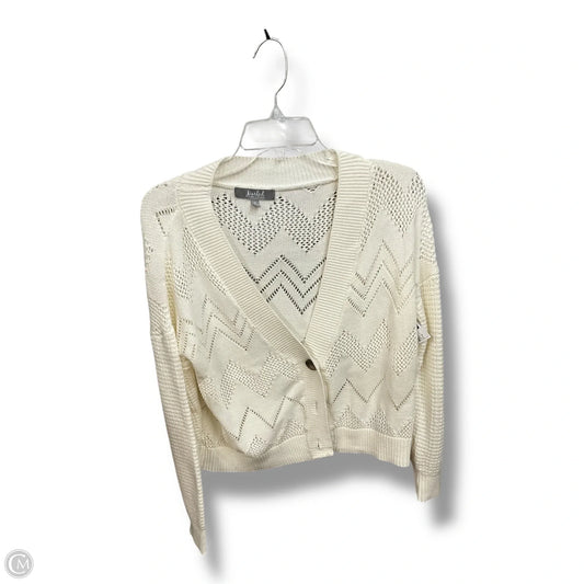Sweater Cardigan By Marled In Cream, Size: M
