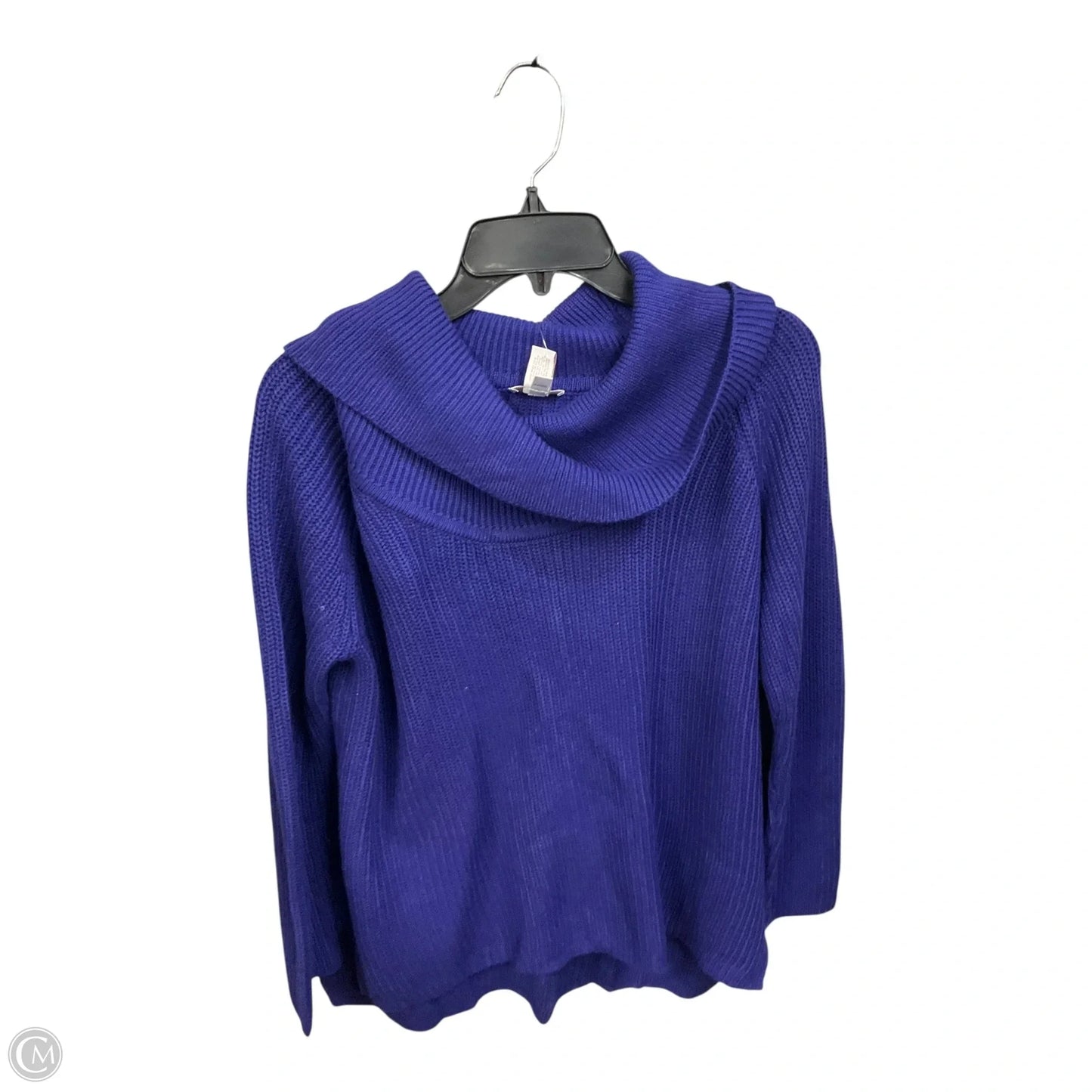 Sweater By Chicos In Blue, Size: L