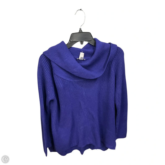 Sweater By Chicos In Blue, Size: L