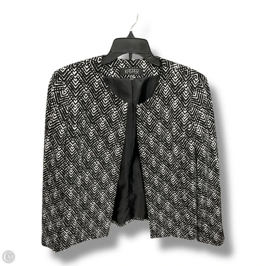 Blazer By Kasper In Chevron Pattern, Size: L