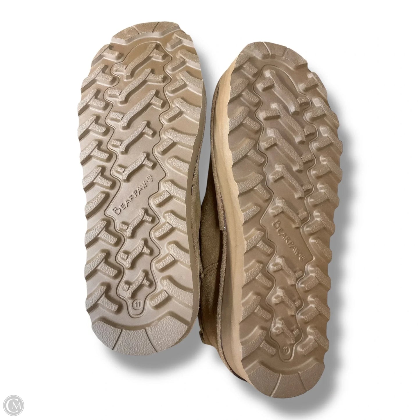 Boots Ankle Flats By Bearpaw In Tan, Size: 11