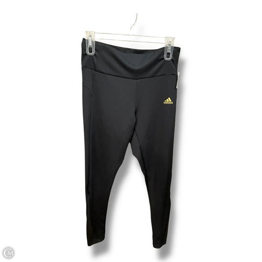 Athletic Leggings By Adidas In Black, Size: M