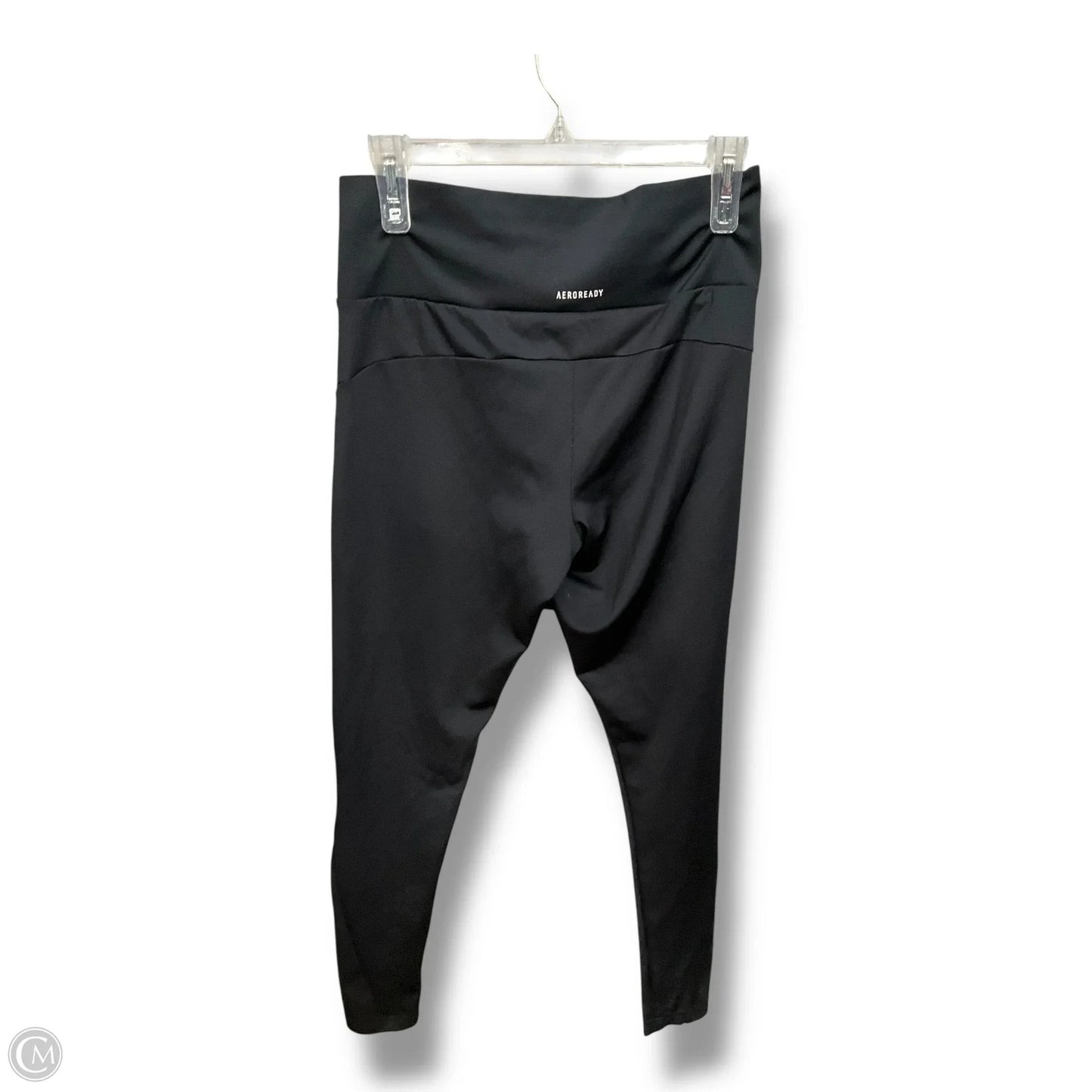 Athletic Leggings By Adidas In Black, Size: M
