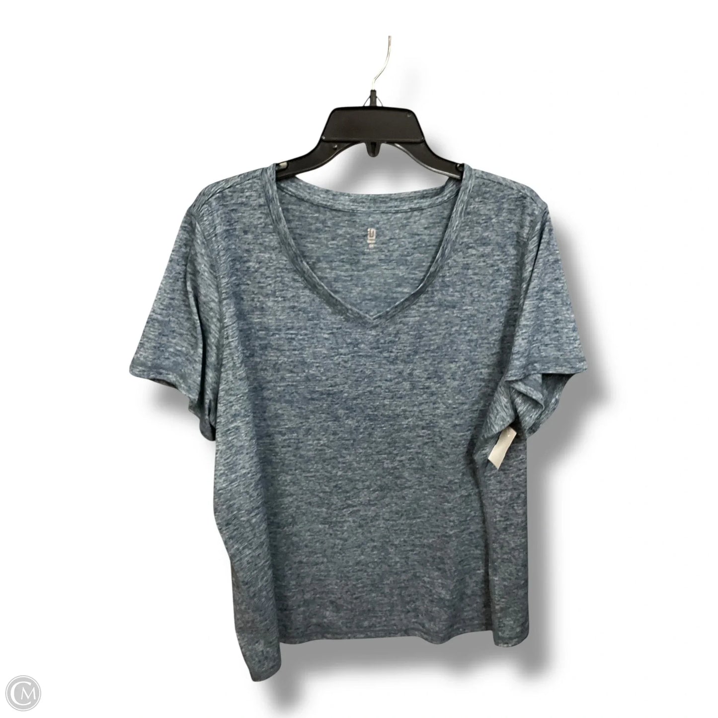 Athletic Top Short Sleeve By Ideology In Navy, Size: 3x