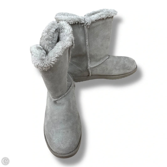Boots Mid-calf Flats By Target In Grey, Size: 9