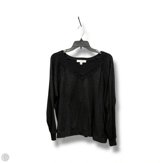 Sweater By Z Supply In Black, Size: L