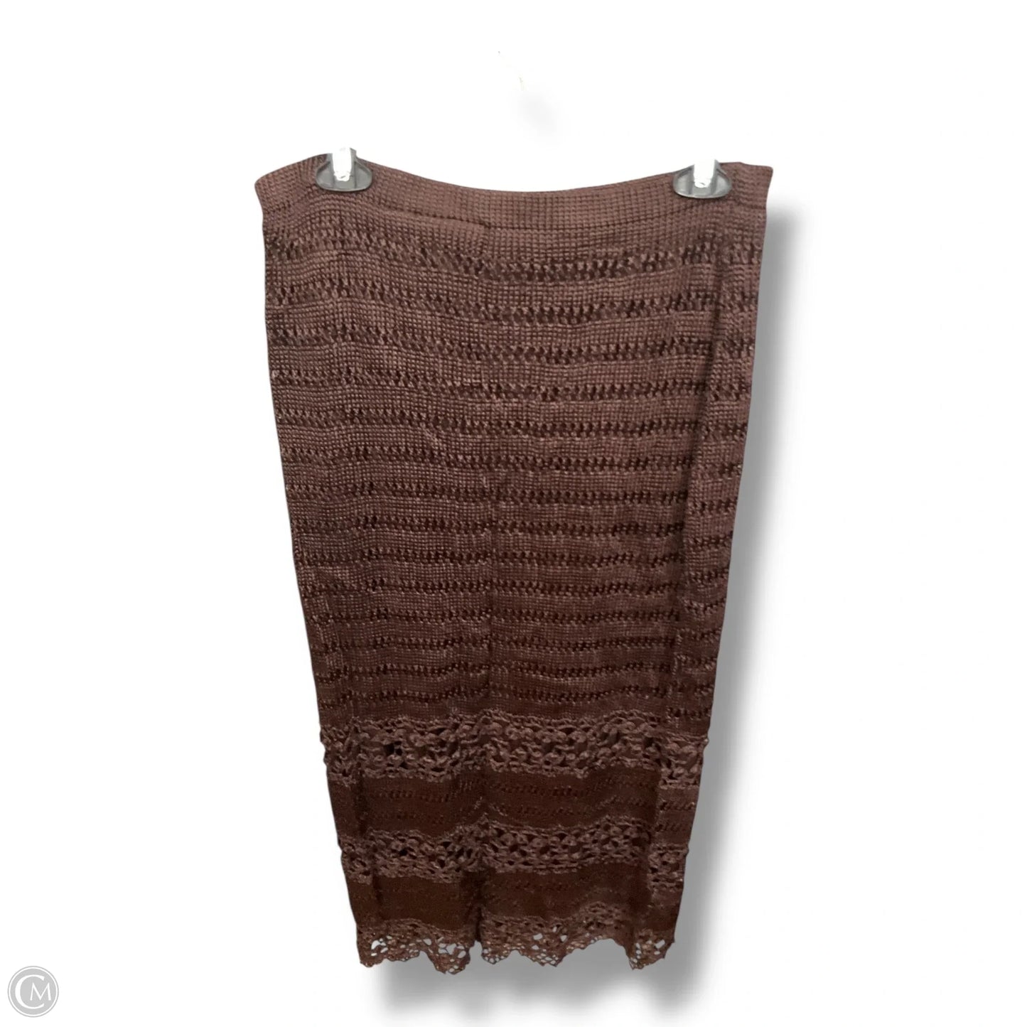 Skirt Midi By Chicos In Brown, Size: M