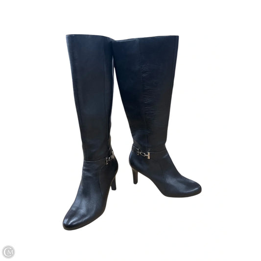 Boots Knee Heels By Bandolino In Black, Size: 8.5
