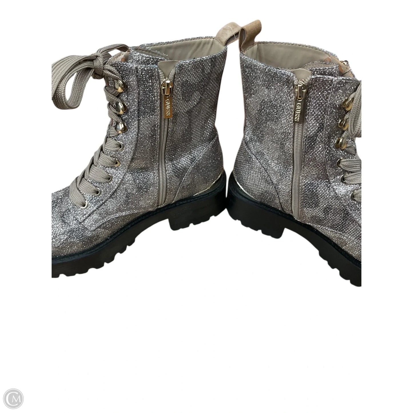 Boots Combat By Guess In Animal Print, Size: 8