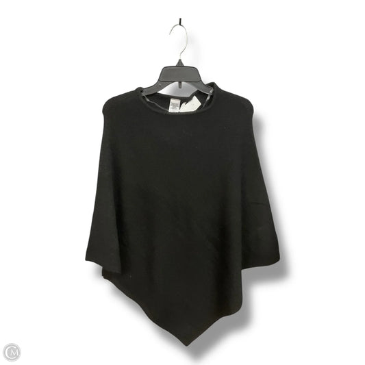 Poncho By Time And Tru In Black, Size: S