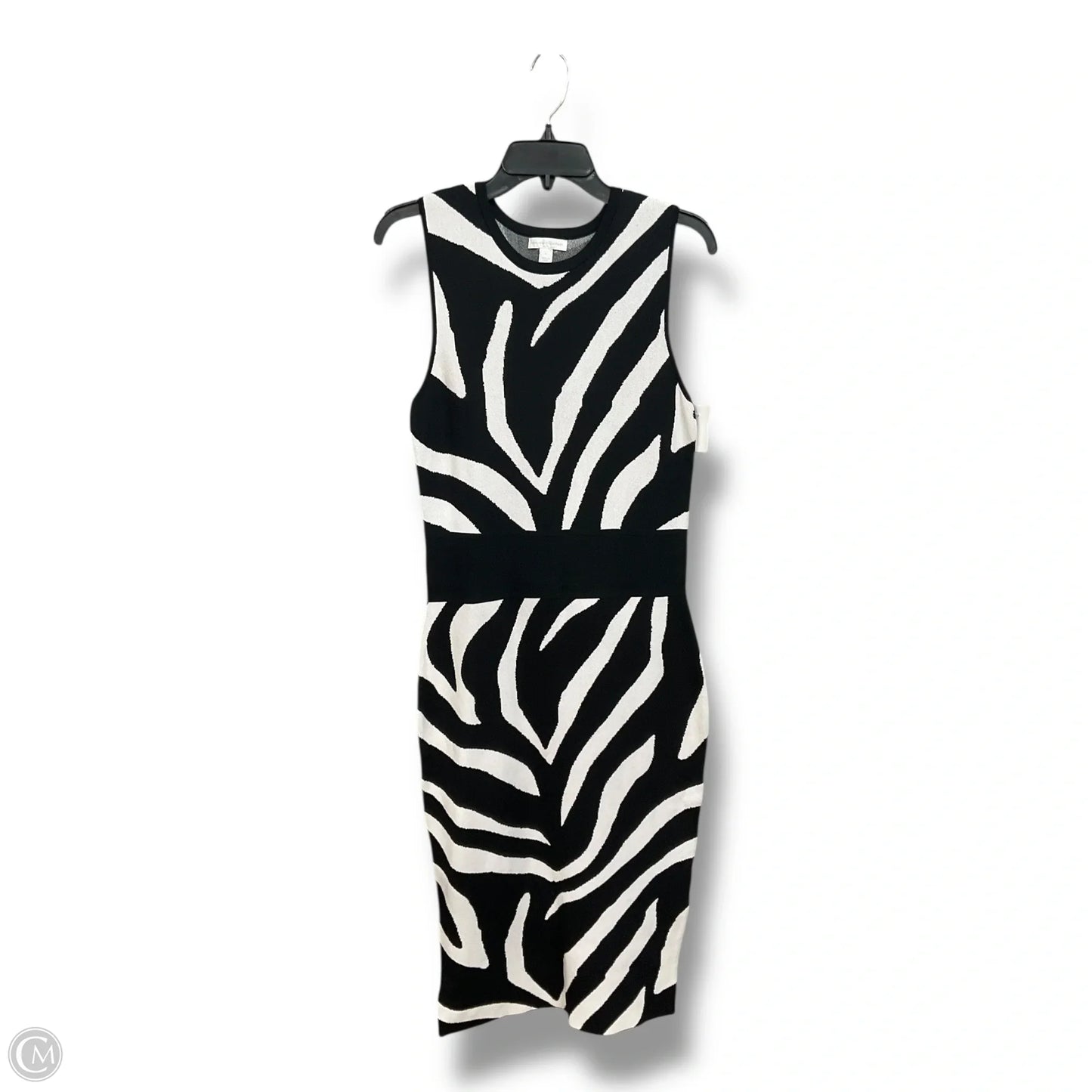 Dress Casual Midi By New York And Co In Zebra Print, Size: M