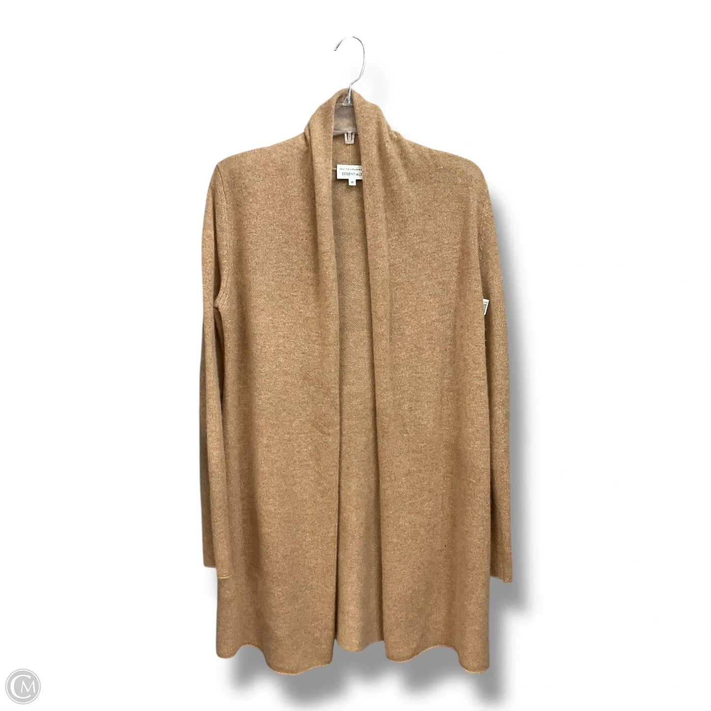 Cardigan By White And Warren In Tan, Size: M