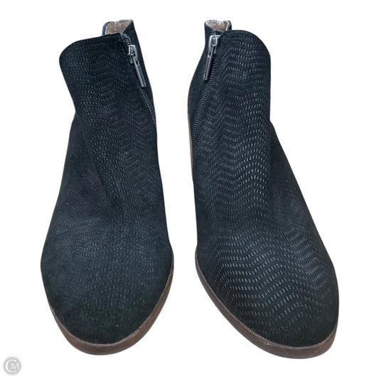 Boots Ankle Heels By Lucky Brand In Black, Size: 11