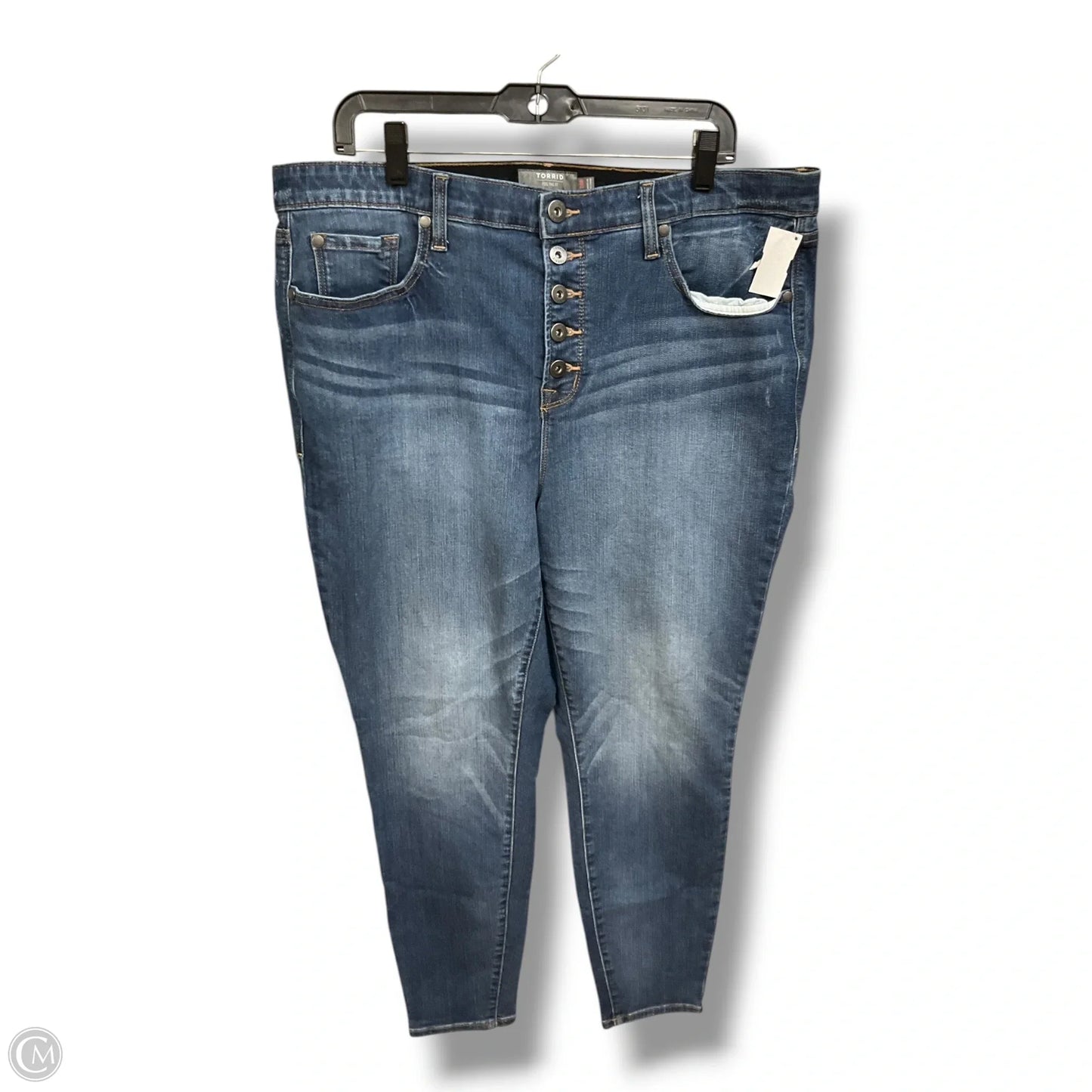 Jeans Skinny By Torrid In Blue Denim, Size: 20
