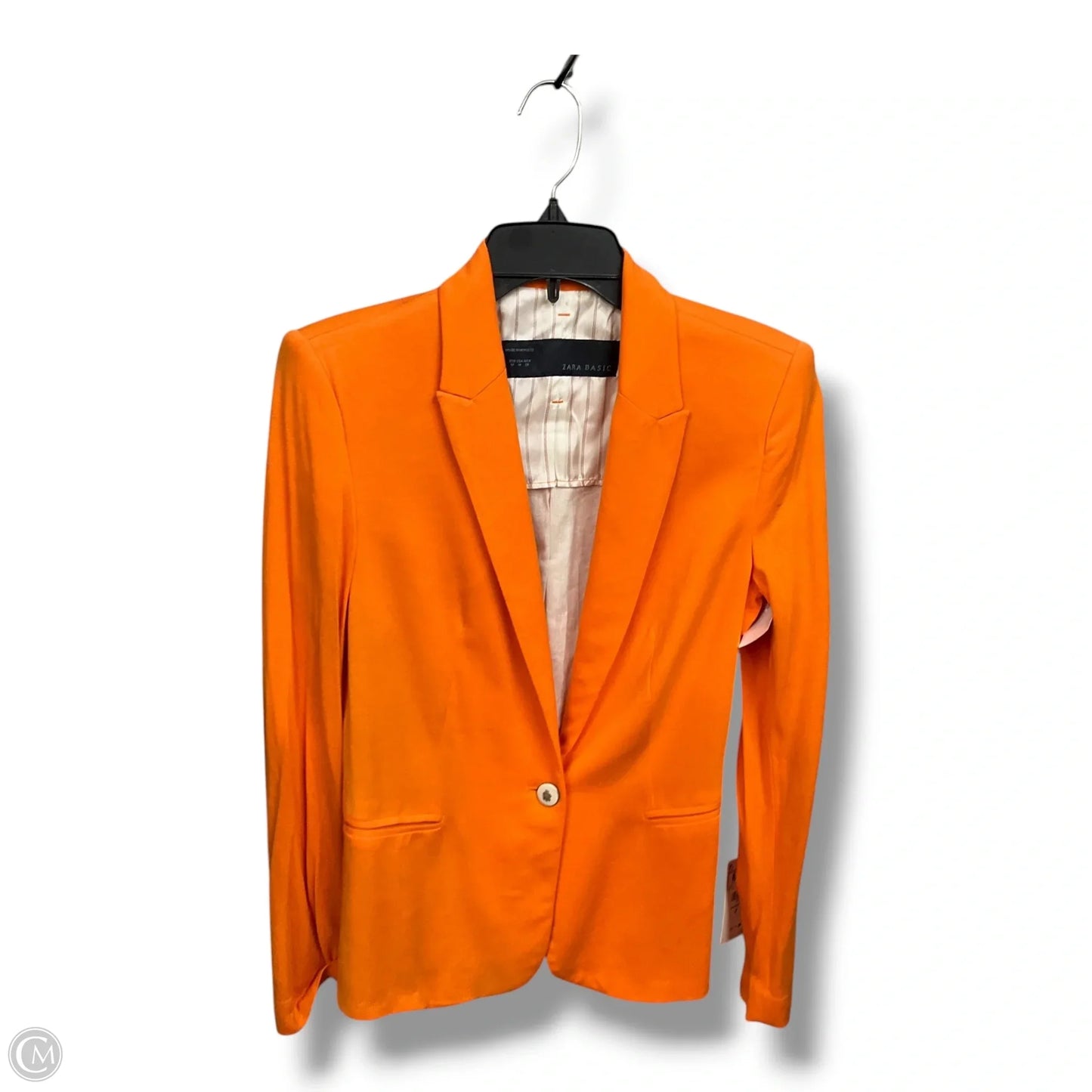 Blazer By Zara Basic In Orange, Size: M