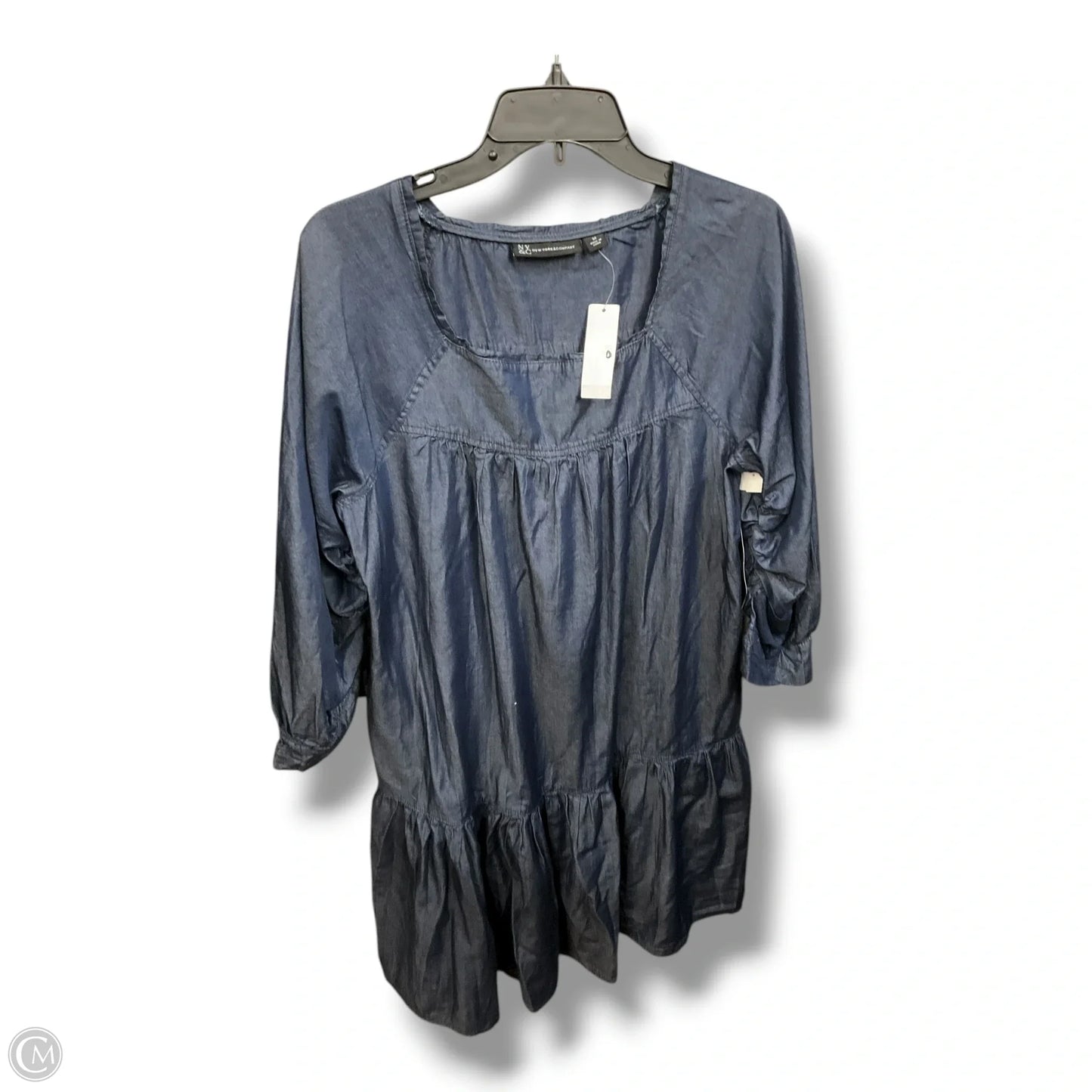 Dress Casual Short By New York And Co In Blue, Size: M