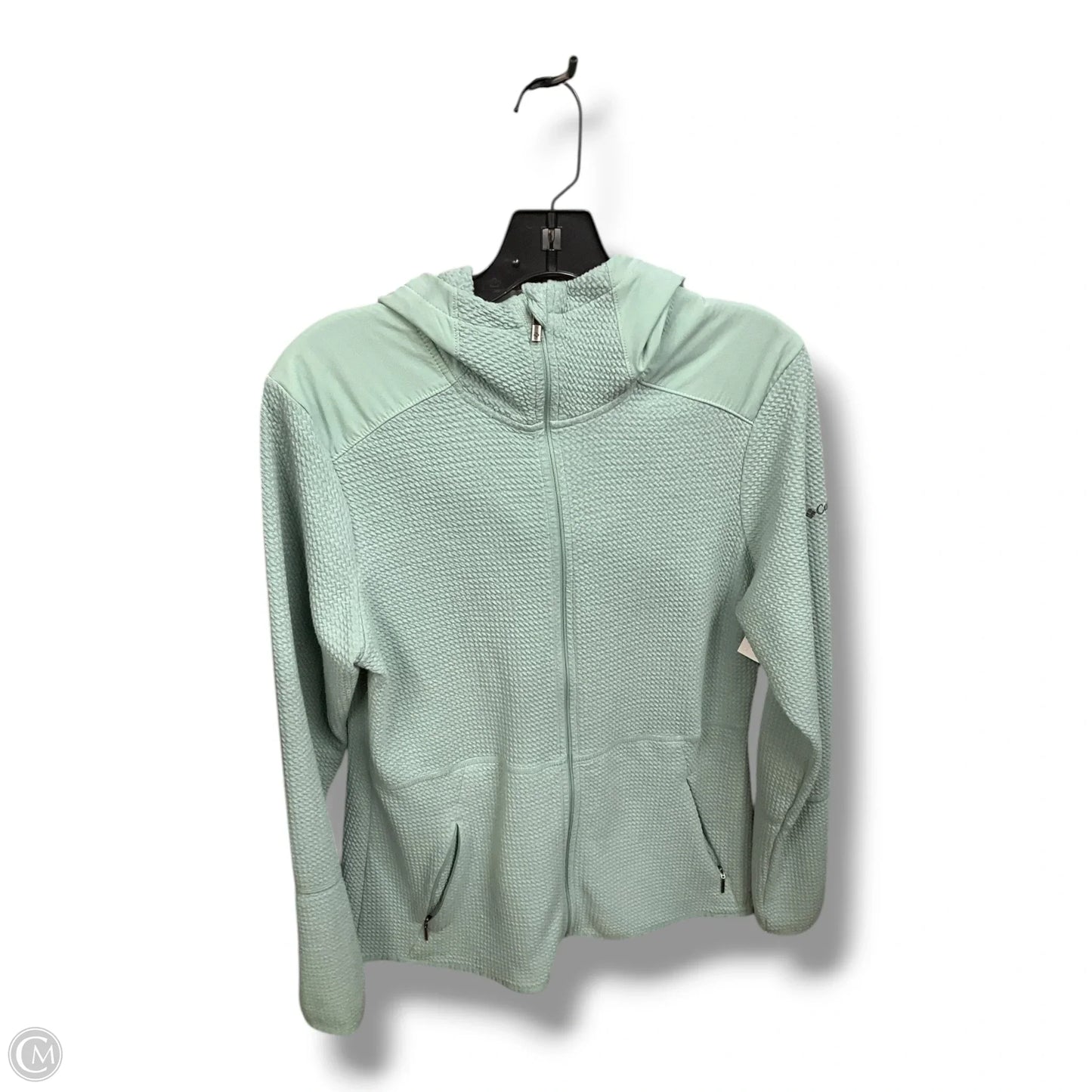 Athletic Jacket By Columbia In Green, Size: L