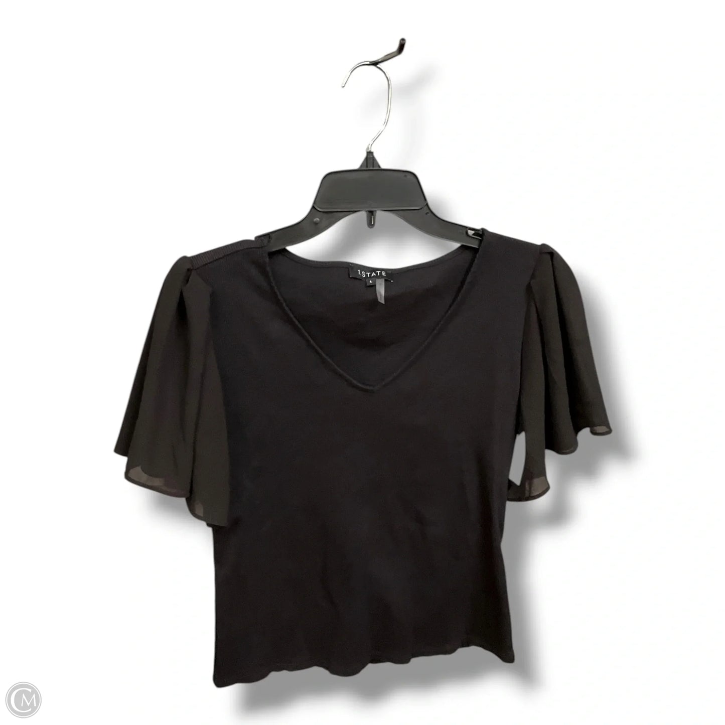 Top Short Sleeve By 1.state In Black, Size: L