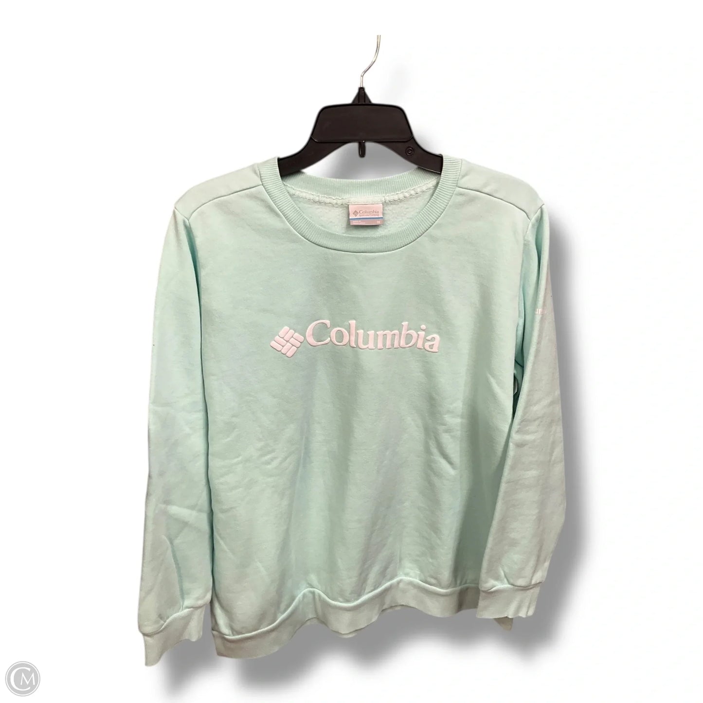 Athletic Sweatshirt Crewneck By Columbia In Aqua, Size: 1x