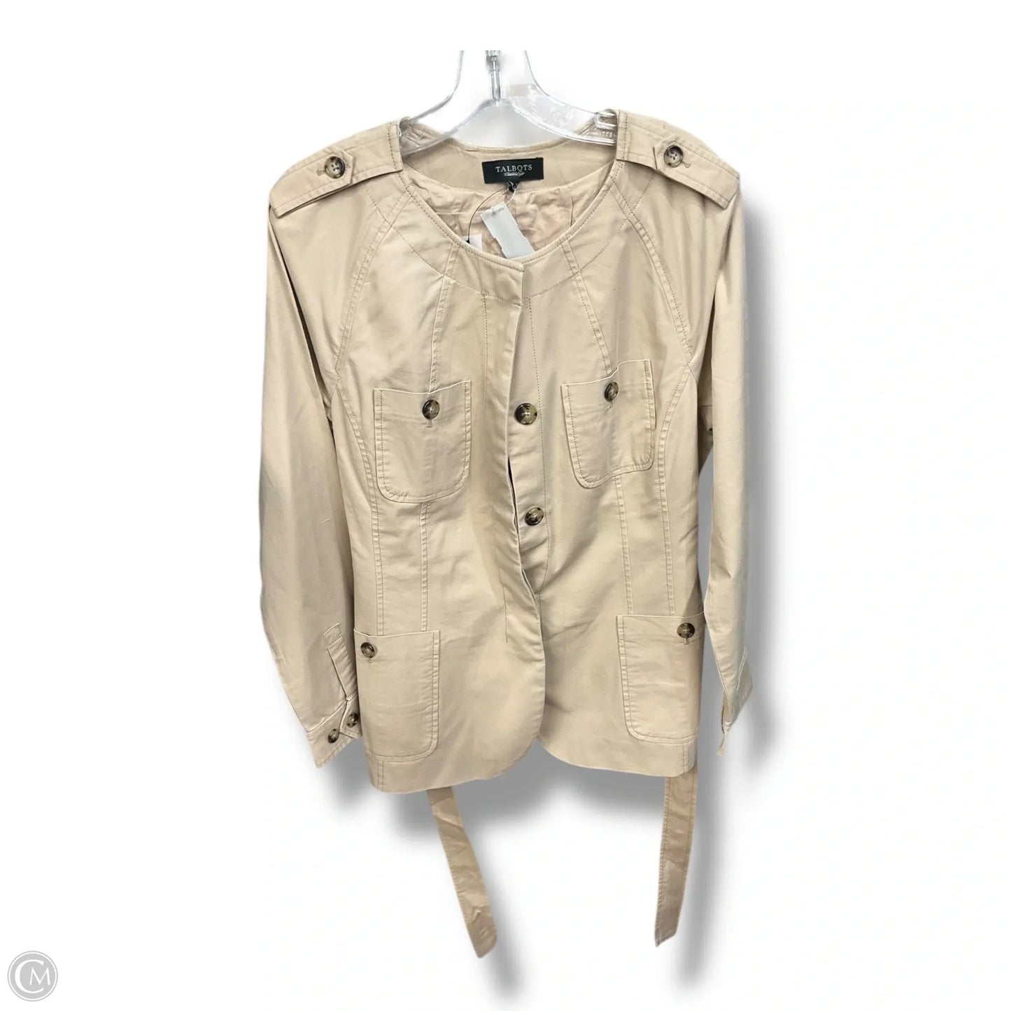 Jacket Other By Talbots In Beige, Size: Xl