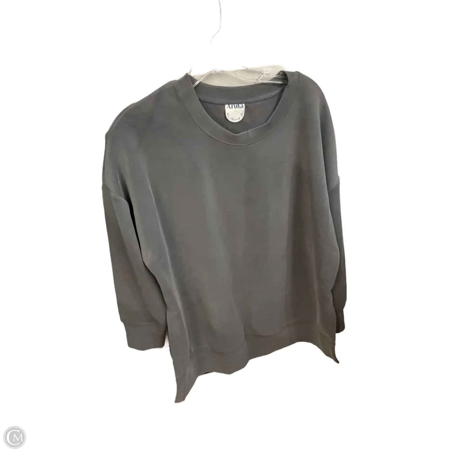 Sweatshirt Crewneck By Arula In Grey, Size: 1x