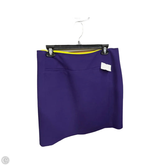 Skirt Mini & Short By Loft In Purple, Size: 10