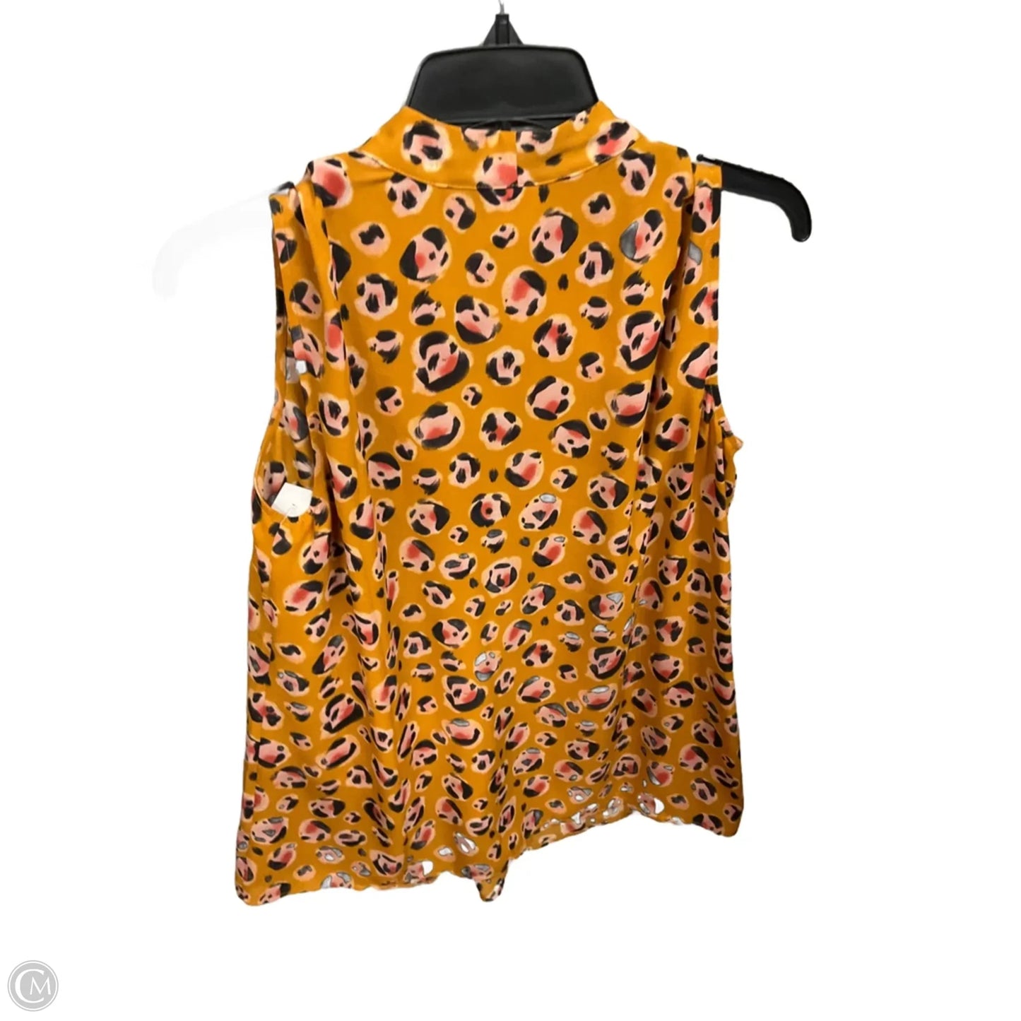 Top Sleeveless By Cabi In Animal Print, Size: M