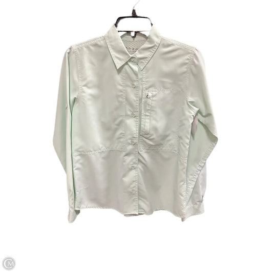 Athletic Top Long Sleeve Collar By Royal Robbins In Mint, Size: Xs