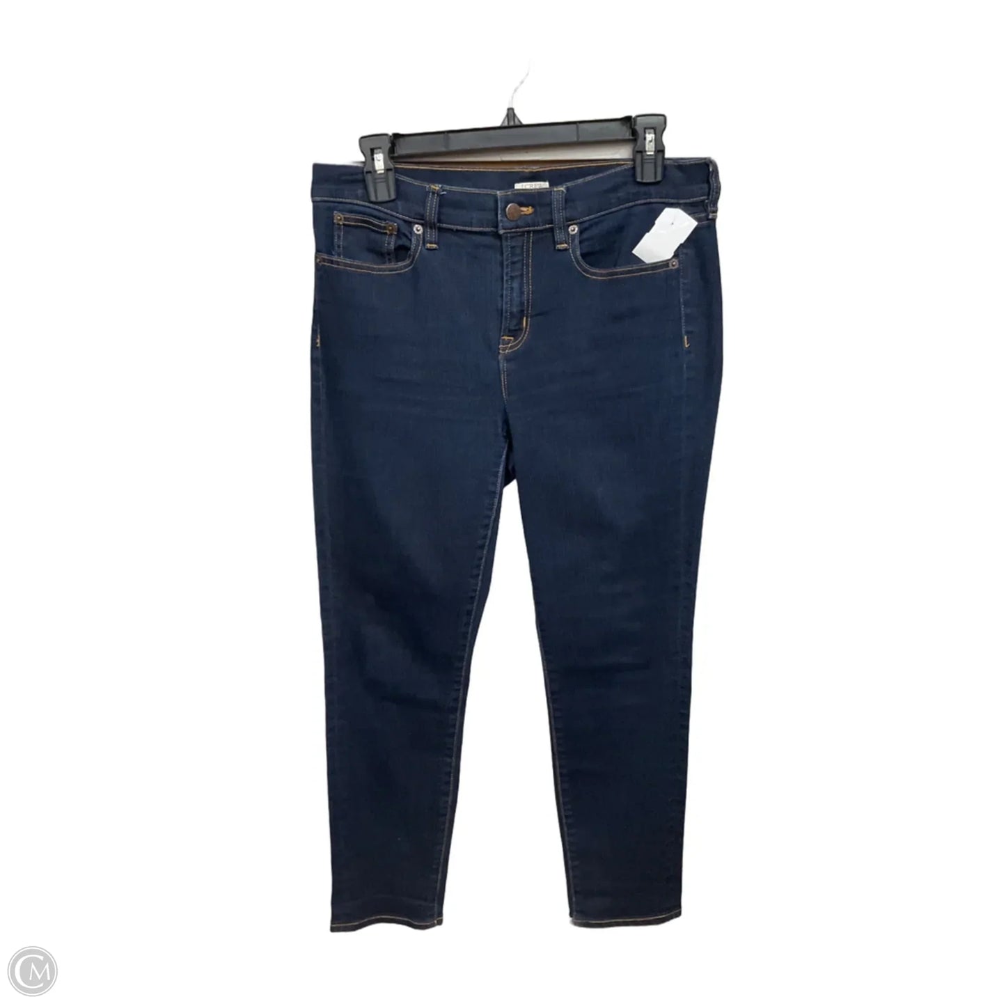 Jeans Skinny By J. Crew In Blue Denim, Size: 4