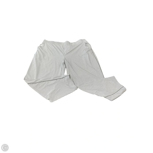 Athletic Pants By Athleta In Grey & White, Size: 3x
