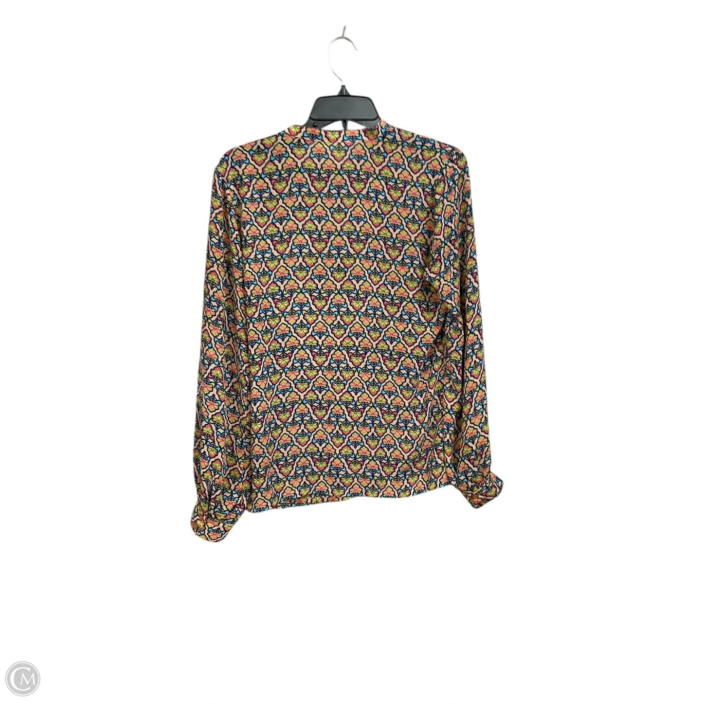 Blouse Long Sleeve By Tulle In Floral Print, Size: M