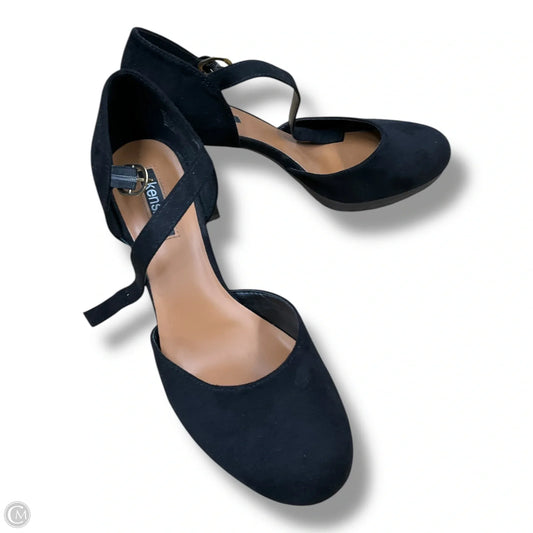 Shoes Heels Block By Kensie In Blue & Brown, Size: 9
