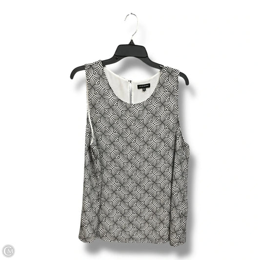 Top Sleeveless By Pleione In Geometric Pattern, Size: Xl