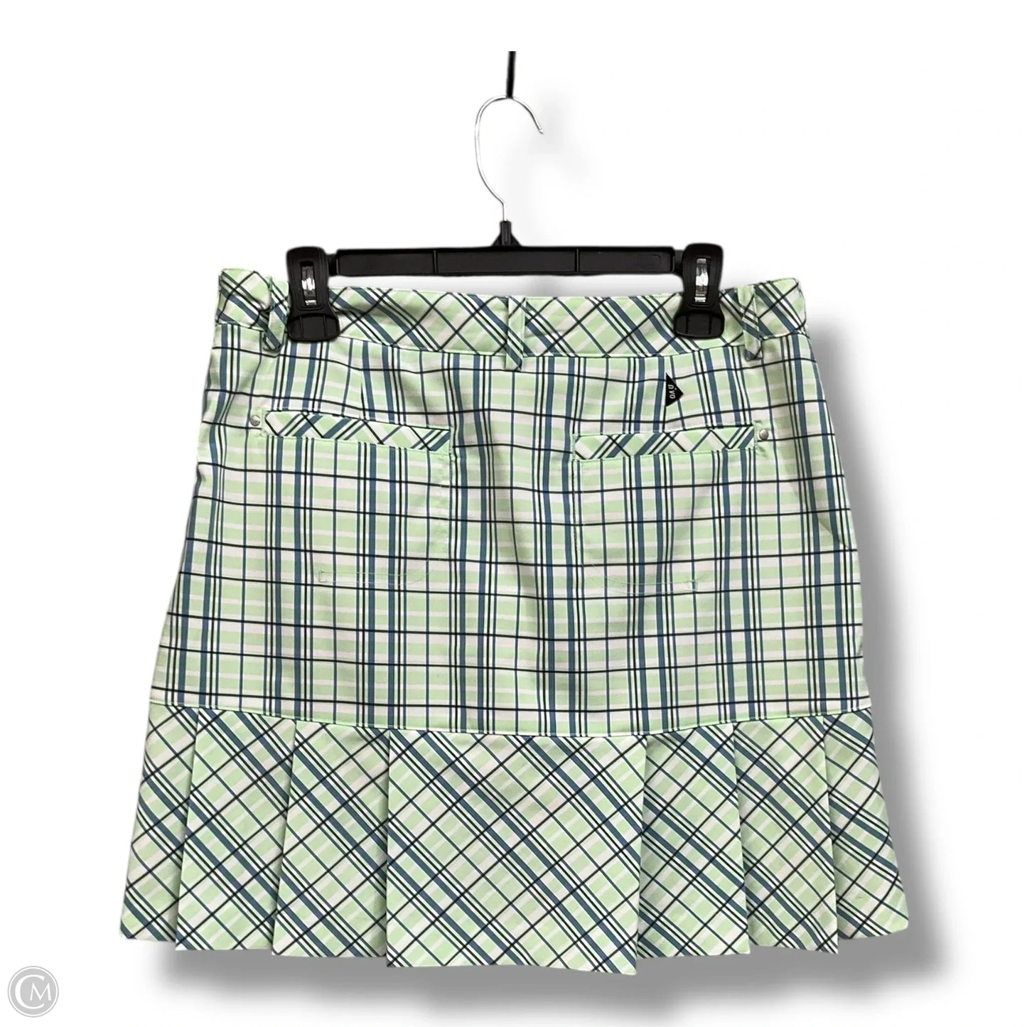 Athletic Skort By Clothes Mentor In Plaid Pattern, Size: S