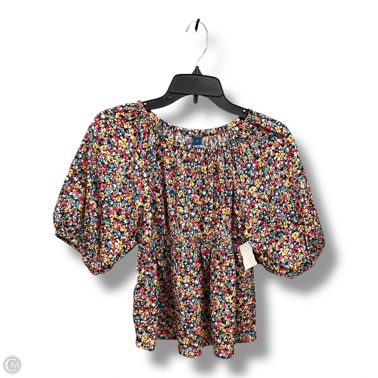Top Short Sleeve By Old Navy In Floral Print, Size: S