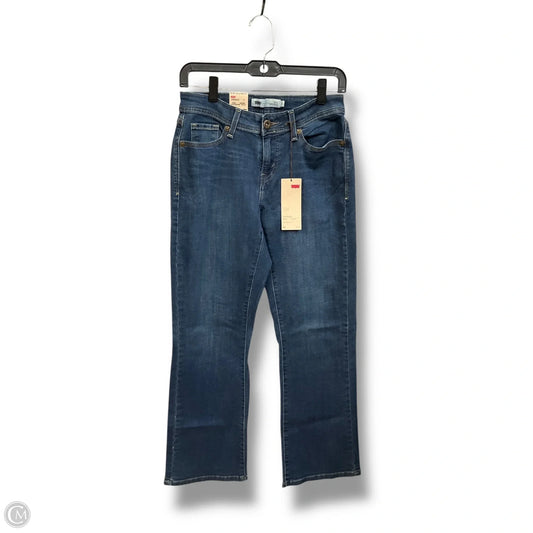 Jeans Boot Cut By Levis In Blue Denim, Size: 6