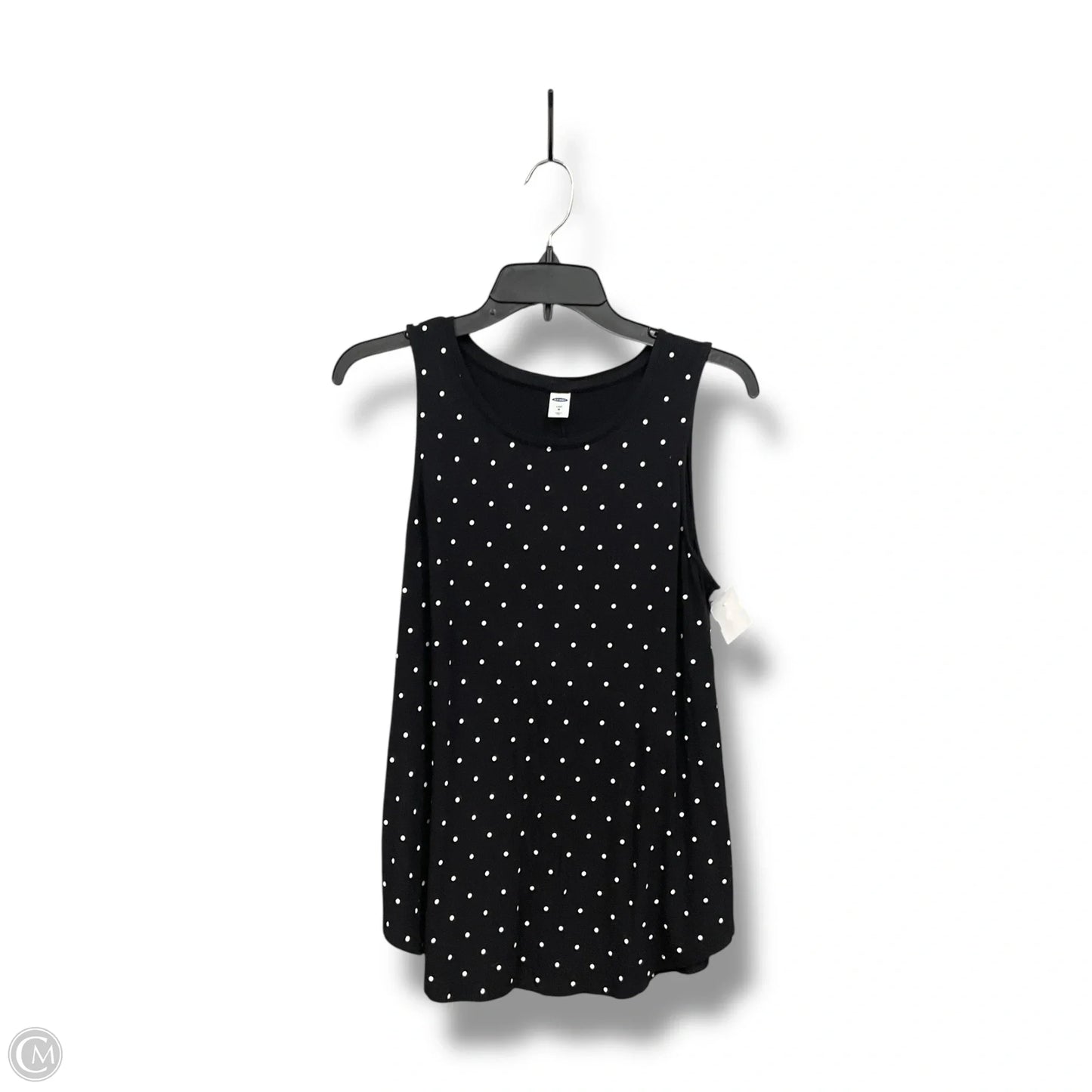 Top Sleeveless By Old Navy In Polkadot Pattern, Size: M