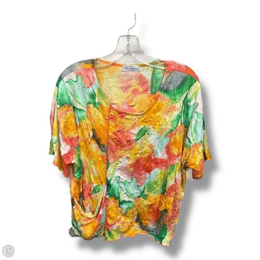 Top Short Sleeve By Clothes Mentor In Multi-colored, Size: M